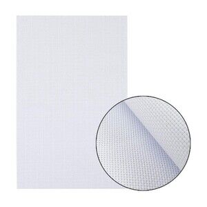 Similane 4 Pieces Aida Cloth, Cross Stitch Cloth, White, 12 x 18 In/Tela Aida